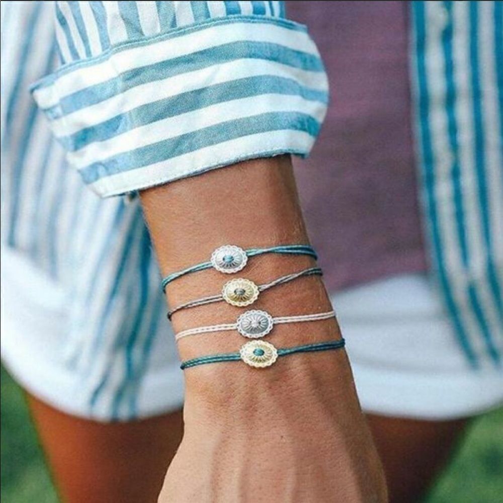 Bracelet Faux Leather Cord Zinc AlloyGem Versatile